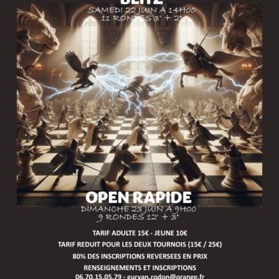 Echecs | OPEN DE LISIEUX 2024 – BLITZ